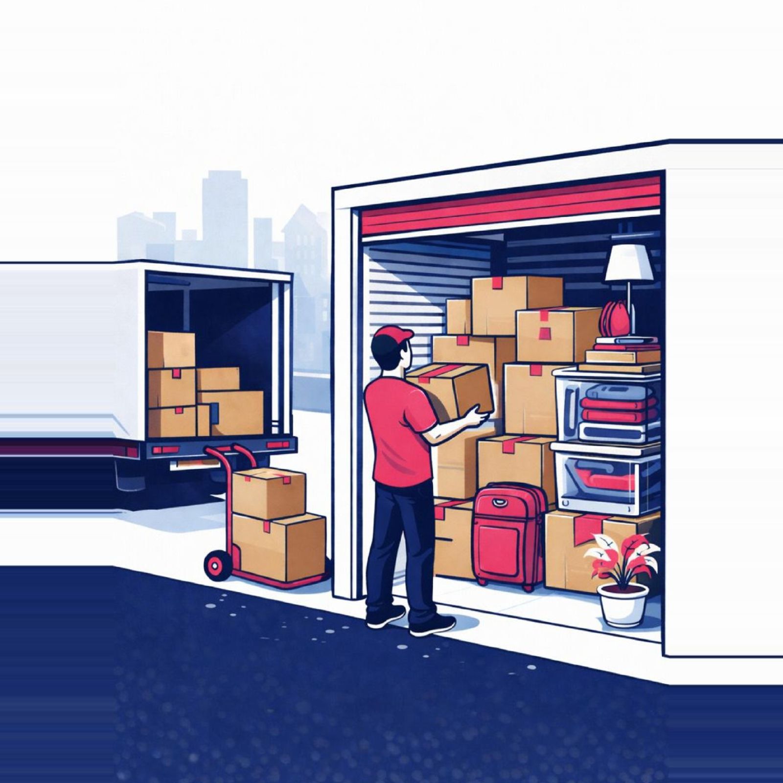 Как организовать переезд с помощью аренды кладовки